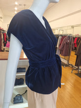 Load image into Gallery viewer, Wrap Velvet Blouse
